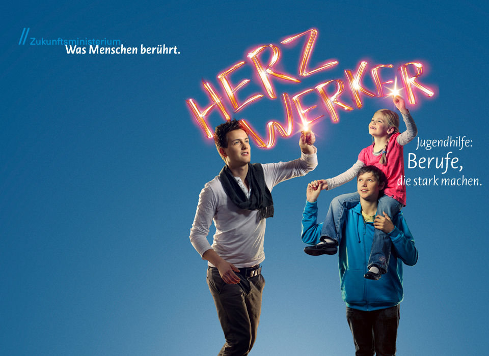 Herzwerker Jugendhilfe: Berufe, die stark machen.