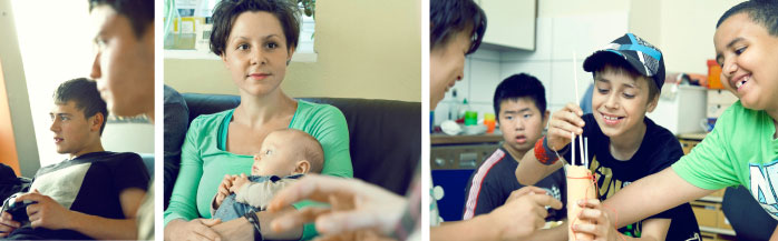Eltern und Jugendliche im Gespräch